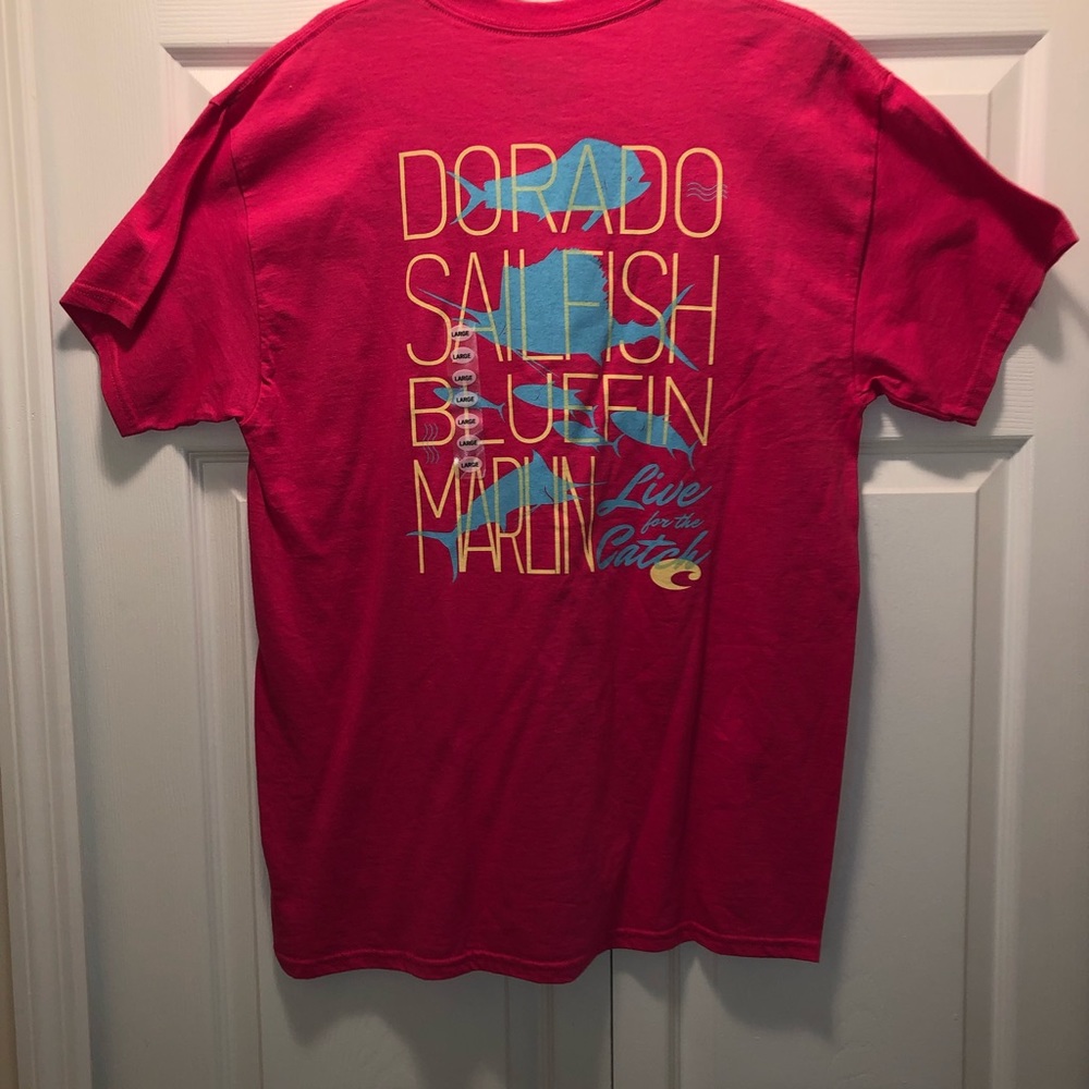 Costa tee size L, NWT hot pink